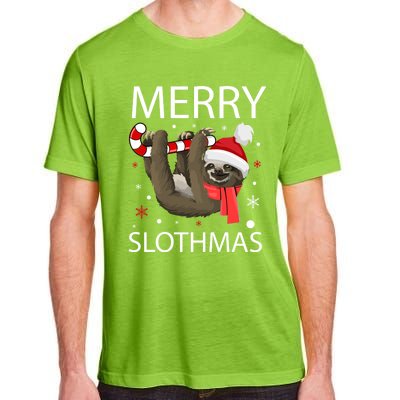 Merry Slothmas For Sloth Lovers Gift Adult ChromaSoft Performance T-Shirt