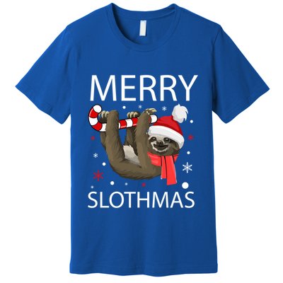 Merry Slothmas For Sloth Lovers Gift Premium T-Shirt