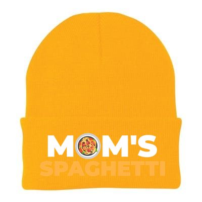 Mom's Spaghetti Funny Gift Knit Cap Winter Beanie