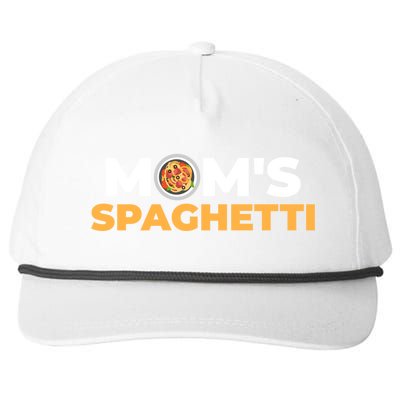 Mom's Spaghetti Funny Gift Snapback Five-Panel Rope Hat