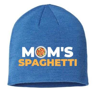 Mom's Spaghetti Funny Gift Sustainable Beanie