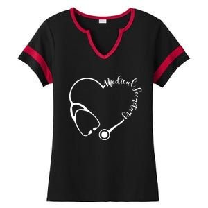 Medical Secretary Funny Gift Medical Administrative Assistant Outfit Gift Ladies Halftime Notch Neck Tee