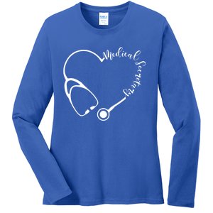 Medical Secretary Funny Gift Medical Administrative Assistant Outfit Gift Ladies Long Sleeve Shirt