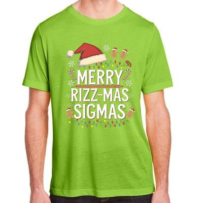 Merry Sigmas Funny Gen Alpha Xmas Santa Christmas Adult ChromaSoft Performance T-Shirt