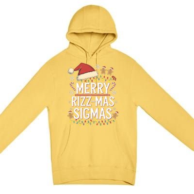 Merry Sigmas Funny Gen Alpha Xmas Santa Christmas Premium Pullover Hoodie