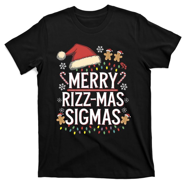 Merry Sigmas Funny Gen Alpha Xmas Santa Christmas T-Shirt