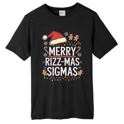 Merry Sigmas Funny Gen Alpha Xmas Santa Christmas Tall Fusion ChromaSoft Performance T-Shirt