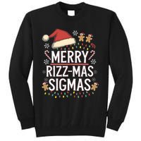 Merry Sigmas Funny Gen Alpha Xmas Santa Christmas Tall Sweatshirt