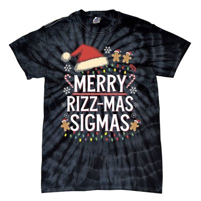 Merry Sigmas Funny Gen Alpha Xmas Santa Christmas Tie-Dye T-Shirt