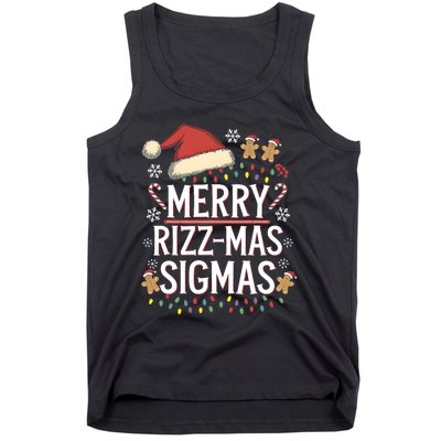 Merry Sigmas Funny Gen Alpha Xmas Santa Christmas Tank Top