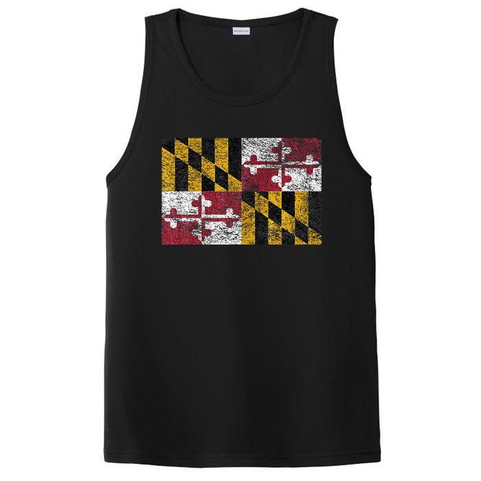 MARYLAND STATE FLAG ANNAPOLIS BALTIMORE CHESAPEAKE BAY PosiCharge Competitor Tank