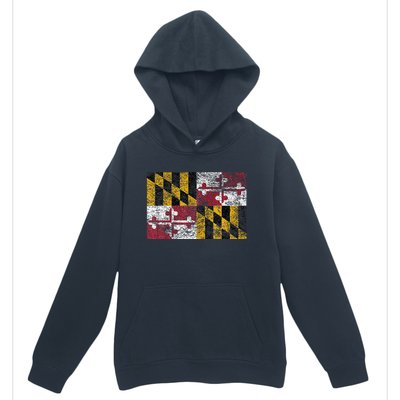 MARYLAND STATE FLAG ANNAPOLIS BALTIMORE CHESAPEAKE BAY Urban Pullover Hoodie