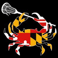 Maryland State Flag Crab Lacrosse Complete Stick 16 in Basic Backpack