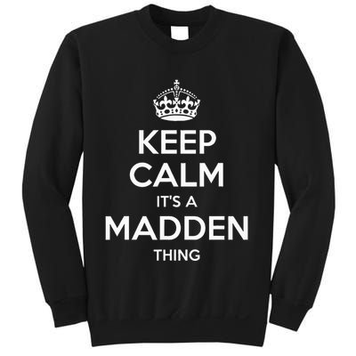 Madden Surname Funny Family Tree Birthday Reunion Gift Idea Sweatshirt