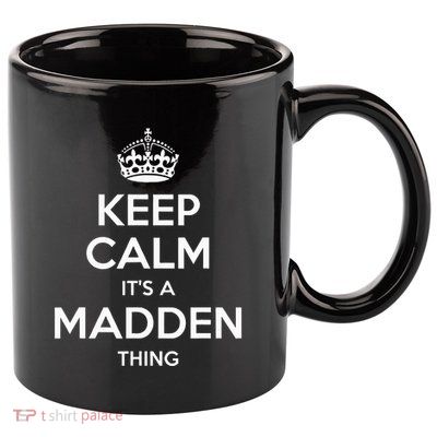 Madden Surname Funny Family Tree Birthday Reunion Gift Idea 11oz C Handle Ceramic Mug