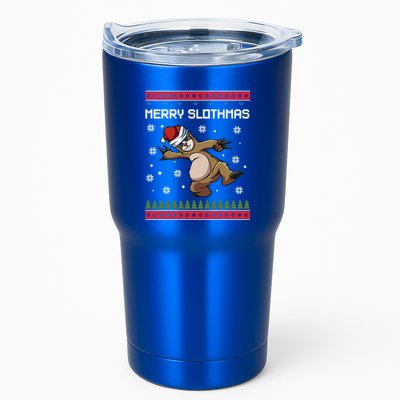 Merry Slothmas Funny Sloth Animal Christmas Lover Quotes Gift Tumbler