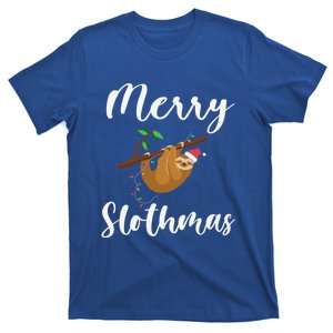 Merry Slothmas Funny Sloth Xmas Funny Gift T-Shirt