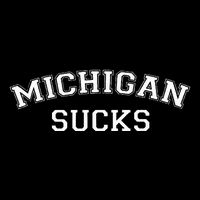 Michigan Sucks Funny Football Rivalry Womens T-Shirt