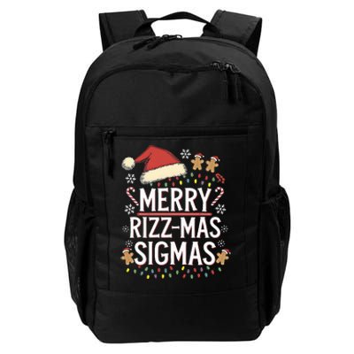 Merry Sigmas Funny Gen Alpha Xmas Santa Christmas Daily Commute Backpack