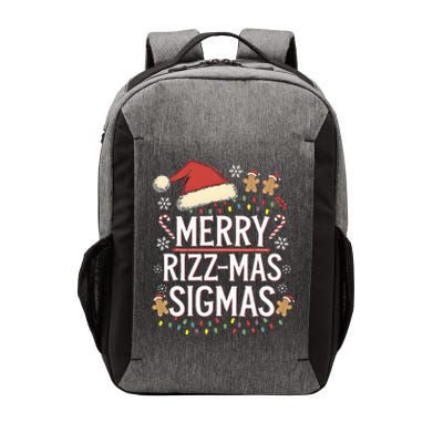 Merry Sigmas Funny Gen Alpha Xmas Santa Christmas Vector Backpack