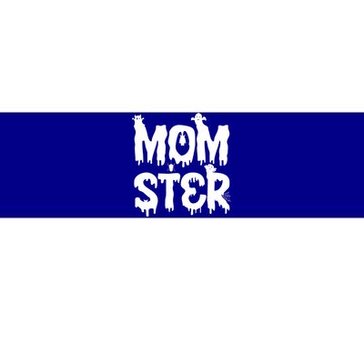 Mom Ster Funny Halloween Mom Spooky Mama Momster Gift Bumper Sticker