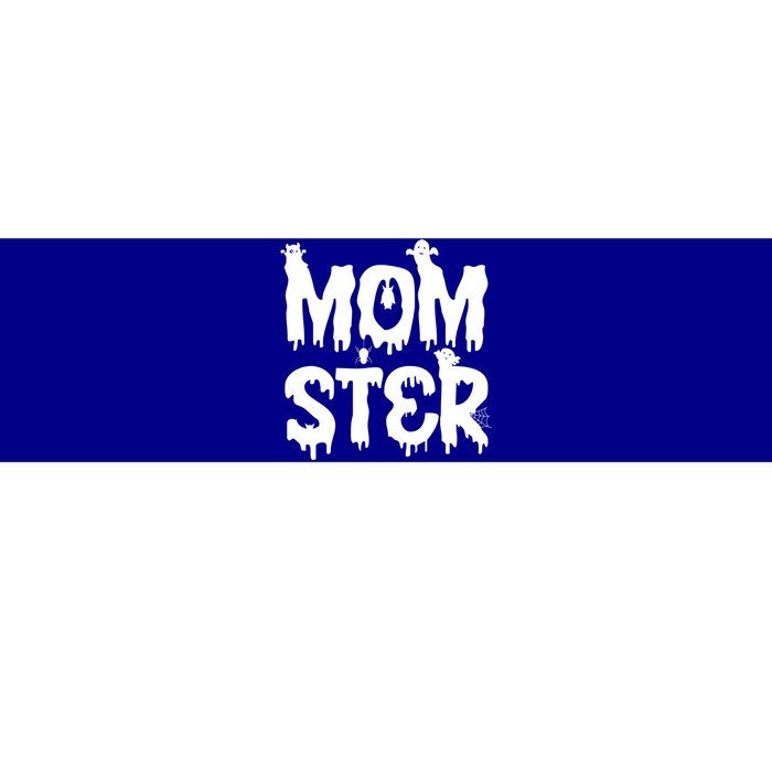 Mom Ster Funny Halloween Mom Spooky Mama Momster Gift Bumper Sticker