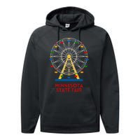 Minnesota State Fair Ferris Wheel County Fair Performance Fleece Hoodie