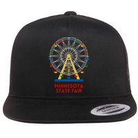 Minnesota State Fair Ferris Wheel County Fair Flat Bill Trucker Hat