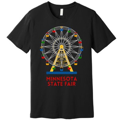 Minnesota State Fair Ferris Wheel County Fair Premium T-Shirt