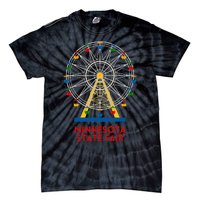 Minnesota State Fair Ferris Wheel County Fair Tie-Dye T-Shirt