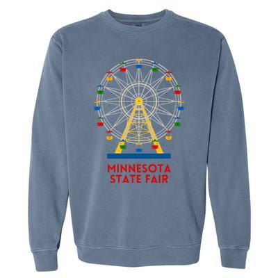 Minnesota State Fair Ferris Wheel County Fair Garment-Dyed Sweatshirt