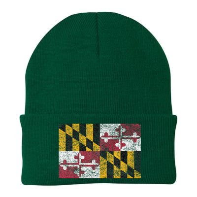 MARYLAND STATE FLAG ANNAPOLIS BALTIMORE CHESAPEAKE BAY Knit Cap Winter Beanie