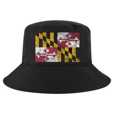 MARYLAND STATE FLAG ANNAPOLIS BALTIMORE CHESAPEAKE BAY Cool Comfort Performance Bucket Hat