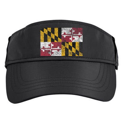 MARYLAND STATE FLAG ANNAPOLIS BALTIMORE CHESAPEAKE BAY Adult Drive Performance Visor