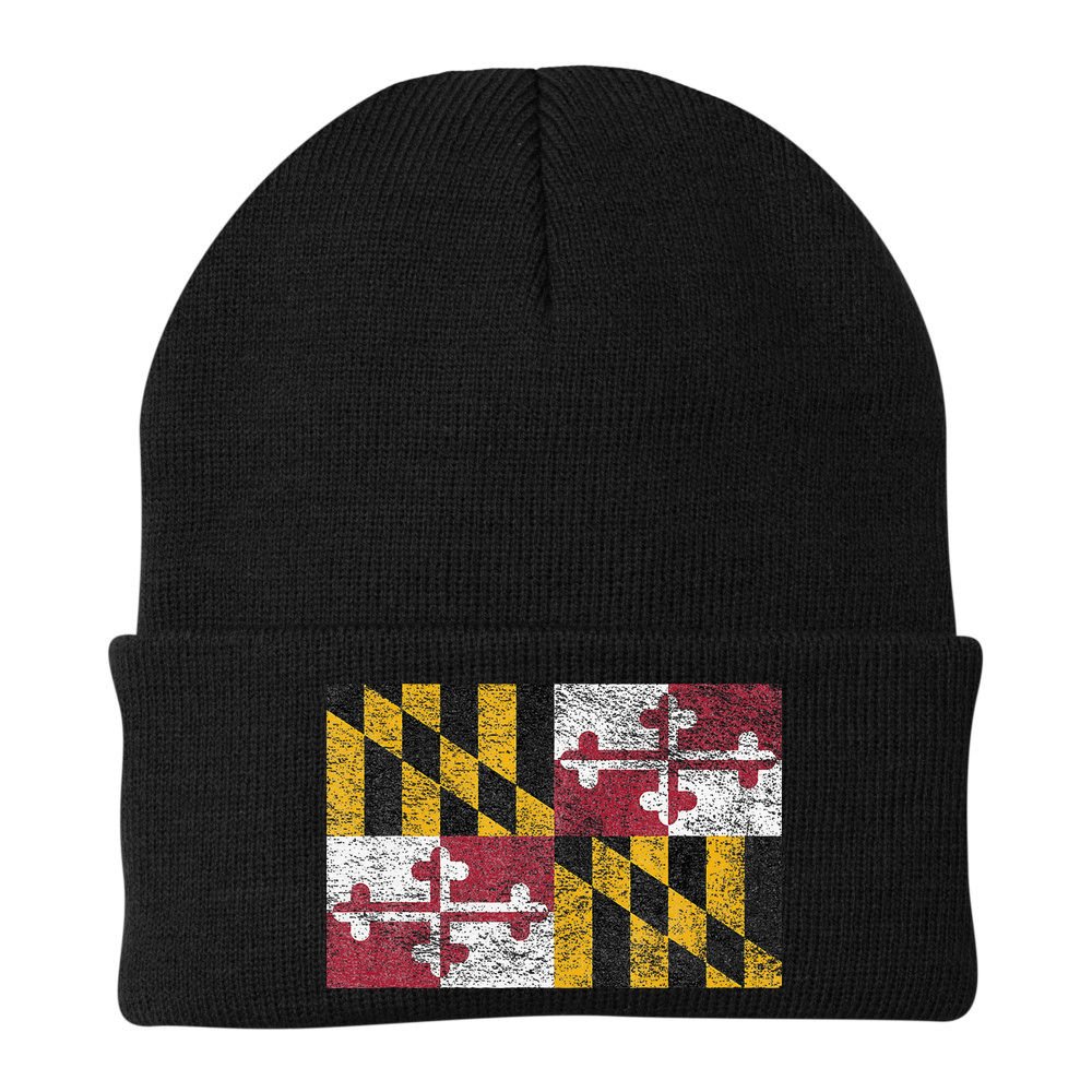 MARYLAND STATE FLAG ANNAPOLIS BALTIMORE CHESAPEAKE BAY Beanie