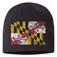 MARYLAND STATE FLAG ANNAPOLIS BALTIMORE CHESAPEAKE BAY Sustainable Beanie