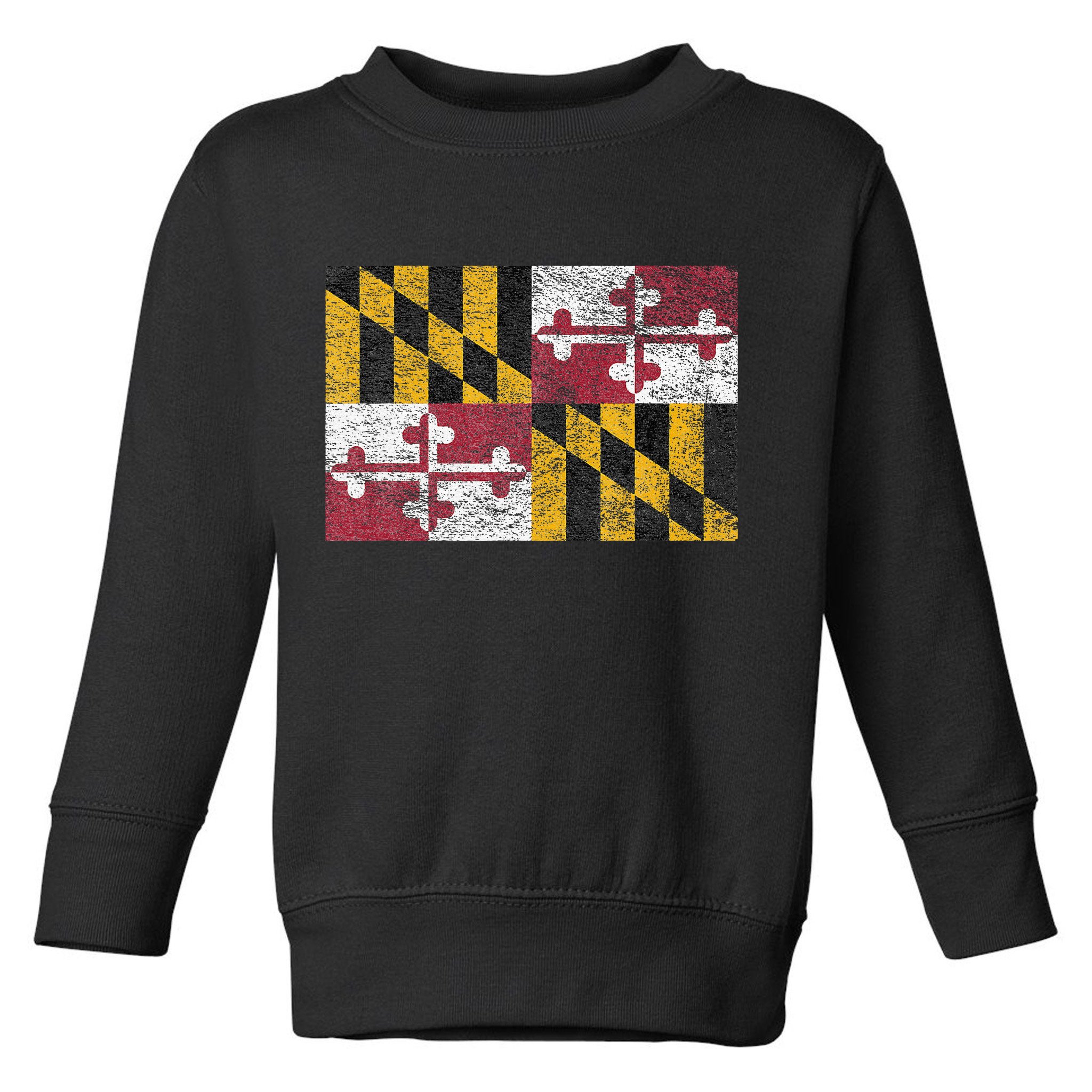 MARYLAND STATE FLAG ANNAPOLIS BALTIMORE CHESAPEAKE BAY Toddler Sweatshirt