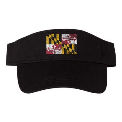 MARYLAND STATE FLAG ANNAPOLIS BALTIMORE CHESAPEAKE BAY Valucap Bio-Washed Visor