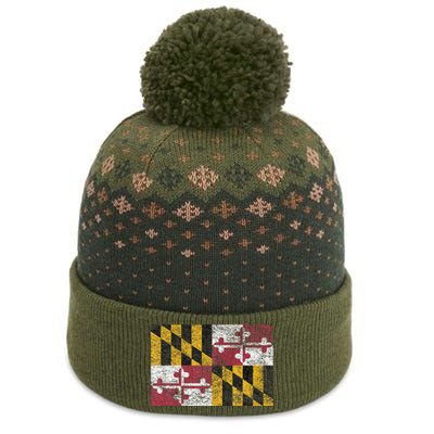 MARYLAND STATE FLAG ANNAPOLIS BALTIMORE CHESAPEAKE BAY The Baniff Cuffed Pom Beanie