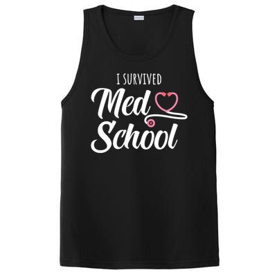 Med School Future Doctor Medical School Student Funny Gift PosiCharge Competitor Tank