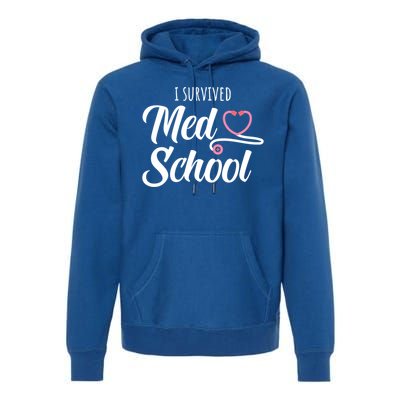 Med School Future Doctor Medical School Student Funny Gift Premium Hoodie