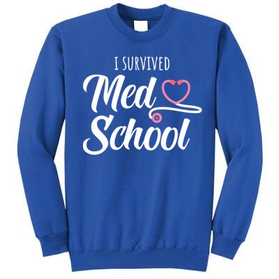 Med School Future Doctor Medical School Student Funny Gift Tall Sweatshirt