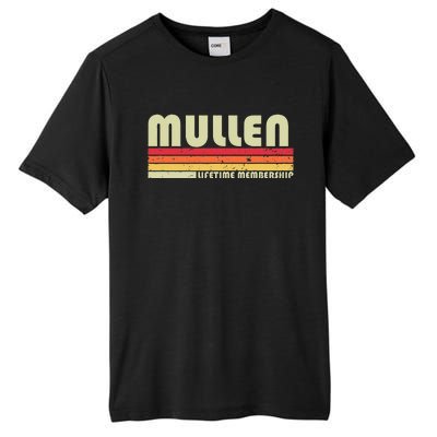 Mullen Surname Funny Retro Vintage 80s 90s Birthday Reunion Tall Fusion ChromaSoft Performance T-Shirt