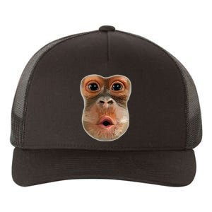 Monkey Stomach Funny Meme Cool Trending Viral Video Yupoong Adult 5-Panel Trucker Hat