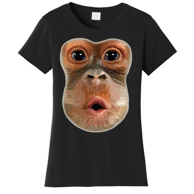 Monkey Stomach Funny Meme Cool Trending Viral Video Women's T-Shirt