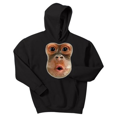 Monkey Stomach Funny Meme Cool Trending Viral Video Kids Hoodie