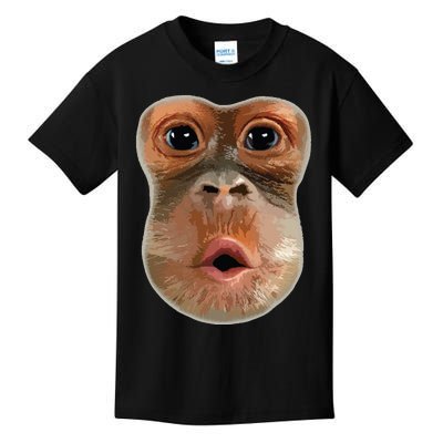 Monkey Stomach Funny Meme Cool Trending Viral Video Kids T-Shirt