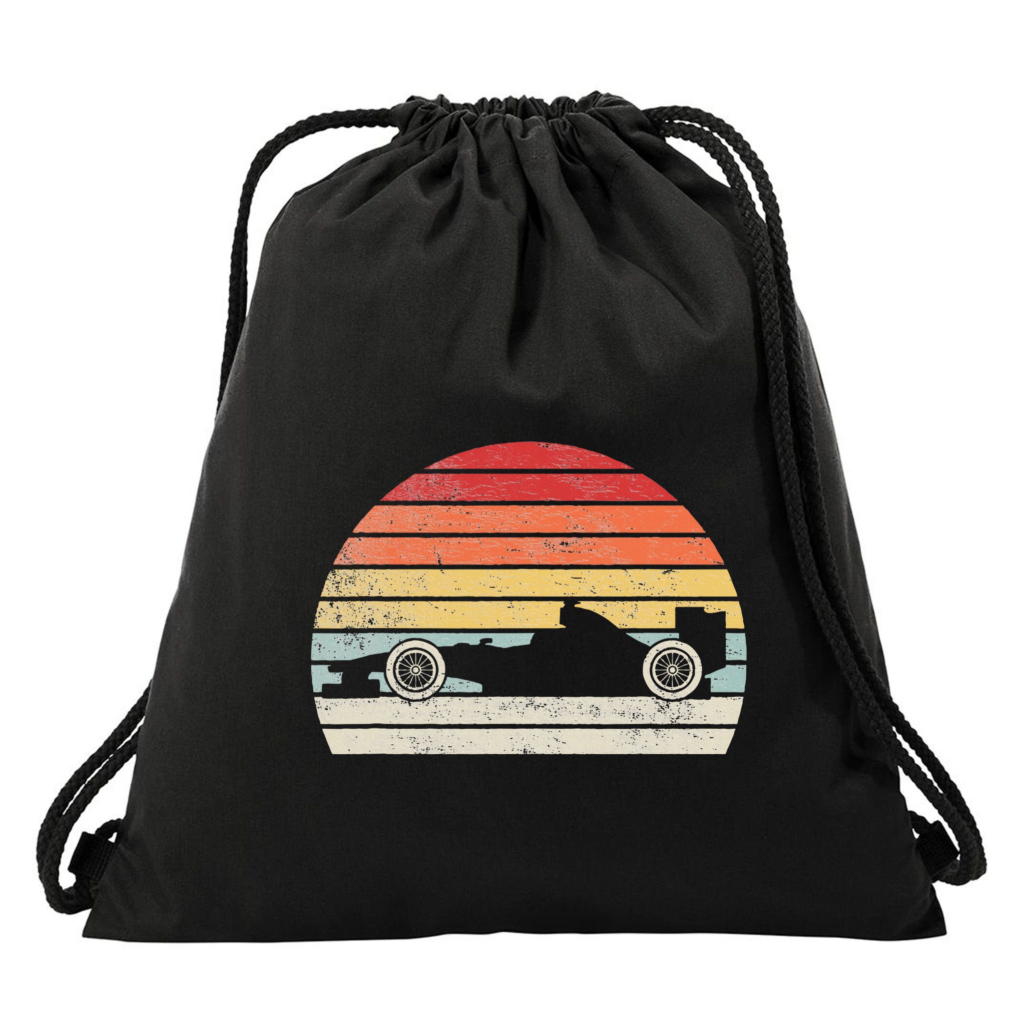 Mechanic Sport Formula Race Car Drawstring Bag