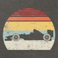Mechanic Sport Formula Race Car Cotton Canvas Backpack