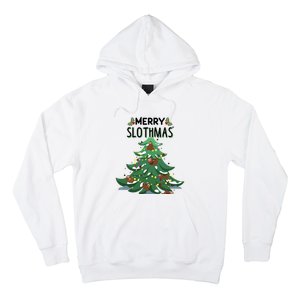 Merry Slothmas Funny Ugly Christmas Gift Hoodie